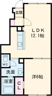 ベルカーサ1014の間取り画像