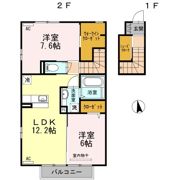 コーポ88弐番館の間取り画像
