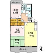 ウエスティン21 B棟の間取り画像