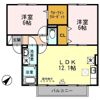 ウィルモア原口 B棟の間取り画像
