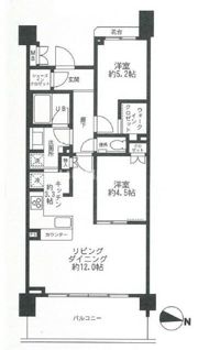 マジェスティハウス新宿御苑パークナードの間取り画像