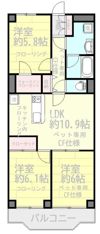 ライオンズガーデン百合ヶ丘の間取り画像