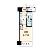 プレサンス大阪同心メゾヴィータの間取り画像