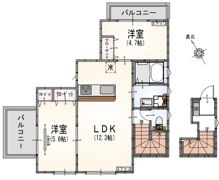 サンライズ登戸Ⅰの間取り画像