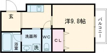 ルシアUEKIの間取り画像