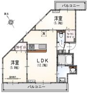 サンライズ登戸Ⅰの間取り画像