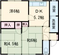 グリーンコーポ萩尾の間取り画像