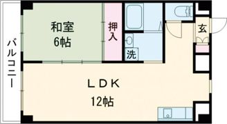 アサヒコートの間取り画像