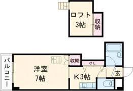 アサヒコートの間取り画像