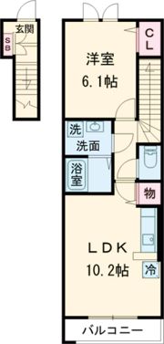 チェリーあいの間取り画像