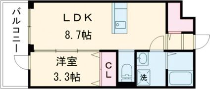 ラ・シック嘉島Ⅲの間取り画像