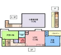 サファイア城北新町の間取り画像
