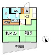 AKASAKI APARTMENTの間取り画像