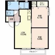 アイムアサヒDの間取り画像