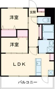 CRESCENT六本松南の間取り画像