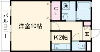 アメニティハイム A棟の間取り画像