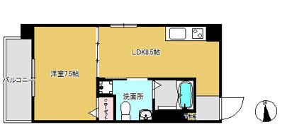 ハイグランデ矢上の間取り画像