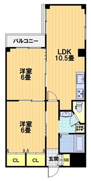 コーポラス大宮の間取り画像