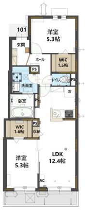 ラ メゾン パルフェの間取り画像