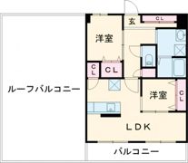 CRESCENT六本松南の間取り画像