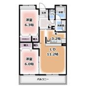 K－WAVEの間取り画像