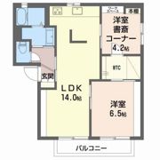 ルネッサ A棟の間取り画像