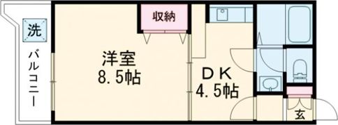 コーポ西村Ⅱの間取り画像