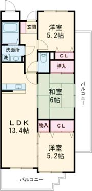 星田ロイヤルハイツの間取り画像