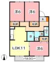 セジュールオレンジの間取り画像