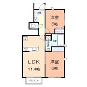 リリークレールⅠの間取り画像