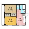 ハイツみのりの間取り画像