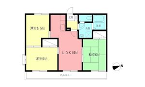 ファミーユ関野の間取り画像