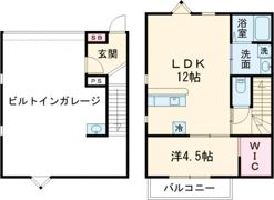 サニーサイド K-WESTの間取り画像