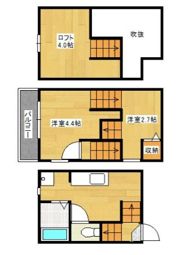 フルハウス室見の間取り画像