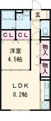 ボヌールⅡの間取り画像