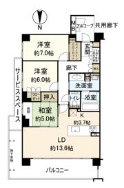 ジオ桂シェノンの間取り画像