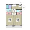 上里ハイツAの間取り画像