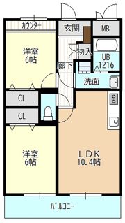 プティアルカンシェルの間取り画像
