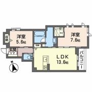 エストレヤ泉中央の間取り画像
