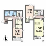 サウスベレオの間取り画像