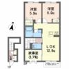 さくらフルールIの間取り画像