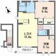 クラヴィエ富田Cの間取り画像