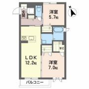 ベレオ新屋敷の間取り画像