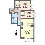 ブランノワール開成の間取り画像