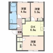 タウンハウスグリーンBの間取り画像