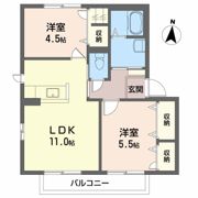 フローエ A棟の間取り画像