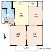 ラポワール横田 A棟の間取り画像