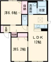 キャニオンナカタの間取り画像