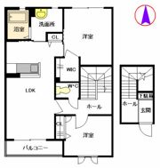 ヴィラーチェ花水木の間取り画像