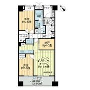 ライオンズヒルズ田端不動坂の間取り画像